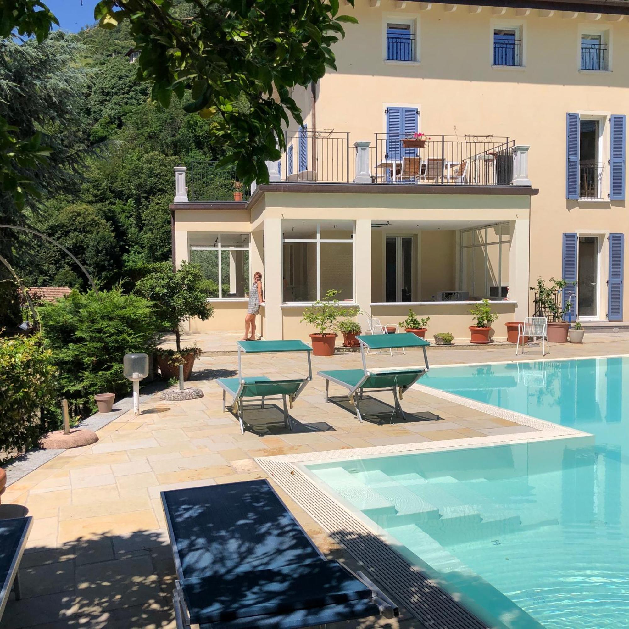 Villa Eden Jacuzzi Pool & Private Parking Domaso Exteriör bild