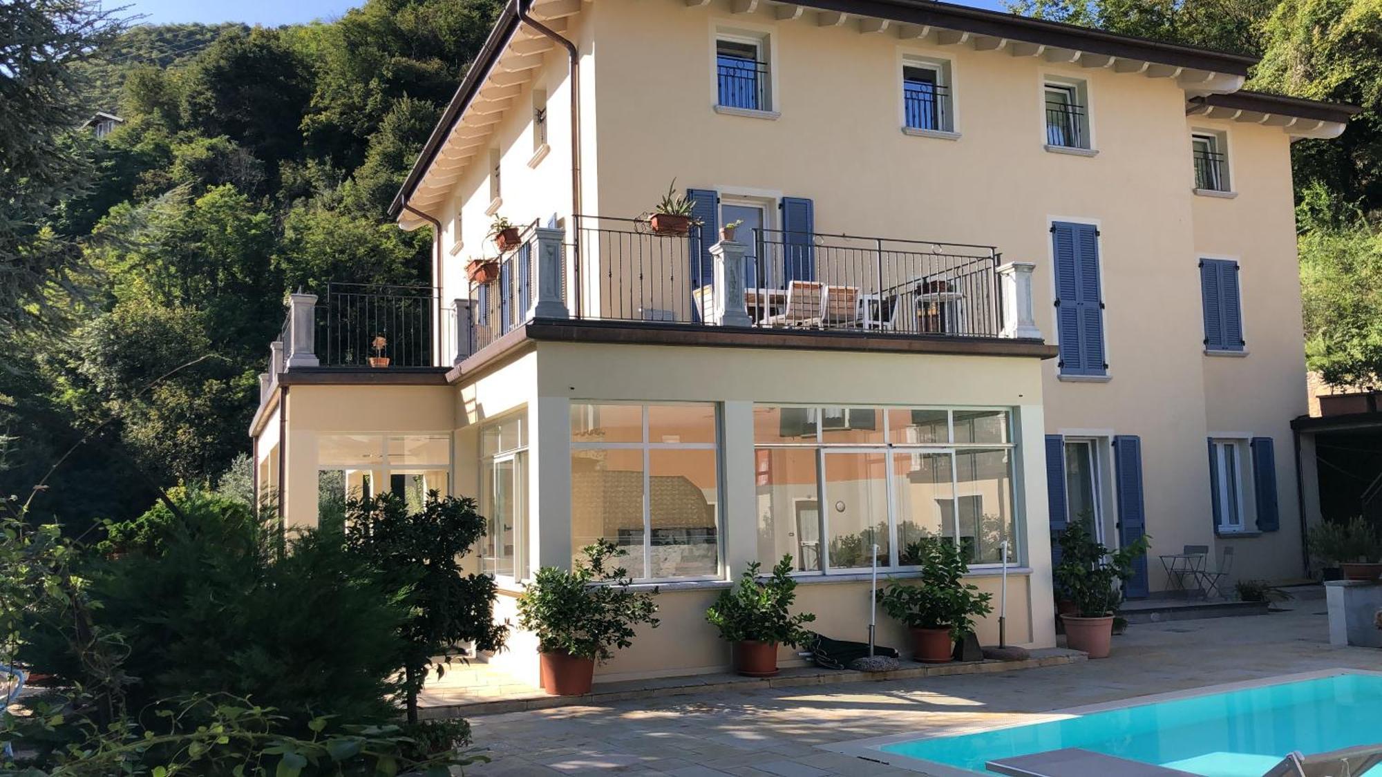 Villa Eden Jacuzzi Pool & Private Parking Domaso Exteriör bild