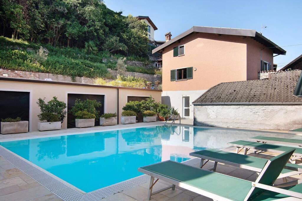 Villa Eden Jacuzzi Pool & Private Parking Domaso Exteriör bild